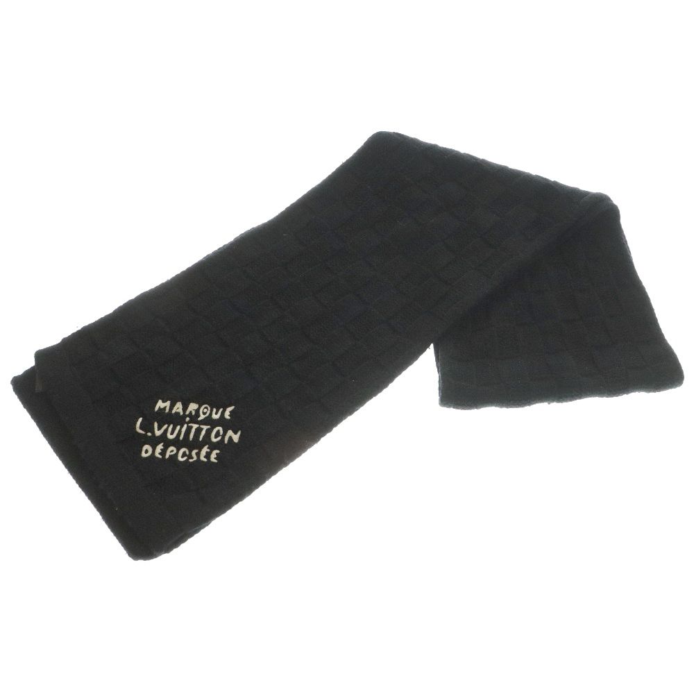 LOUIS VUITTON (ルイヴィトン) Demier Logo Heritage Snag Muffler