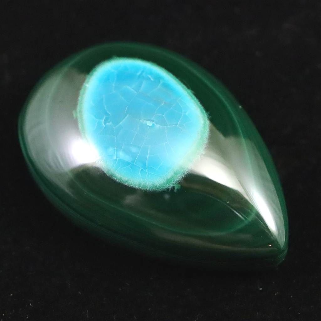 クリソコラインマラカイト 30mmペアシェイプ タンブル 13.1g 榎本通商92805 FORTGASGNV_COM_BR