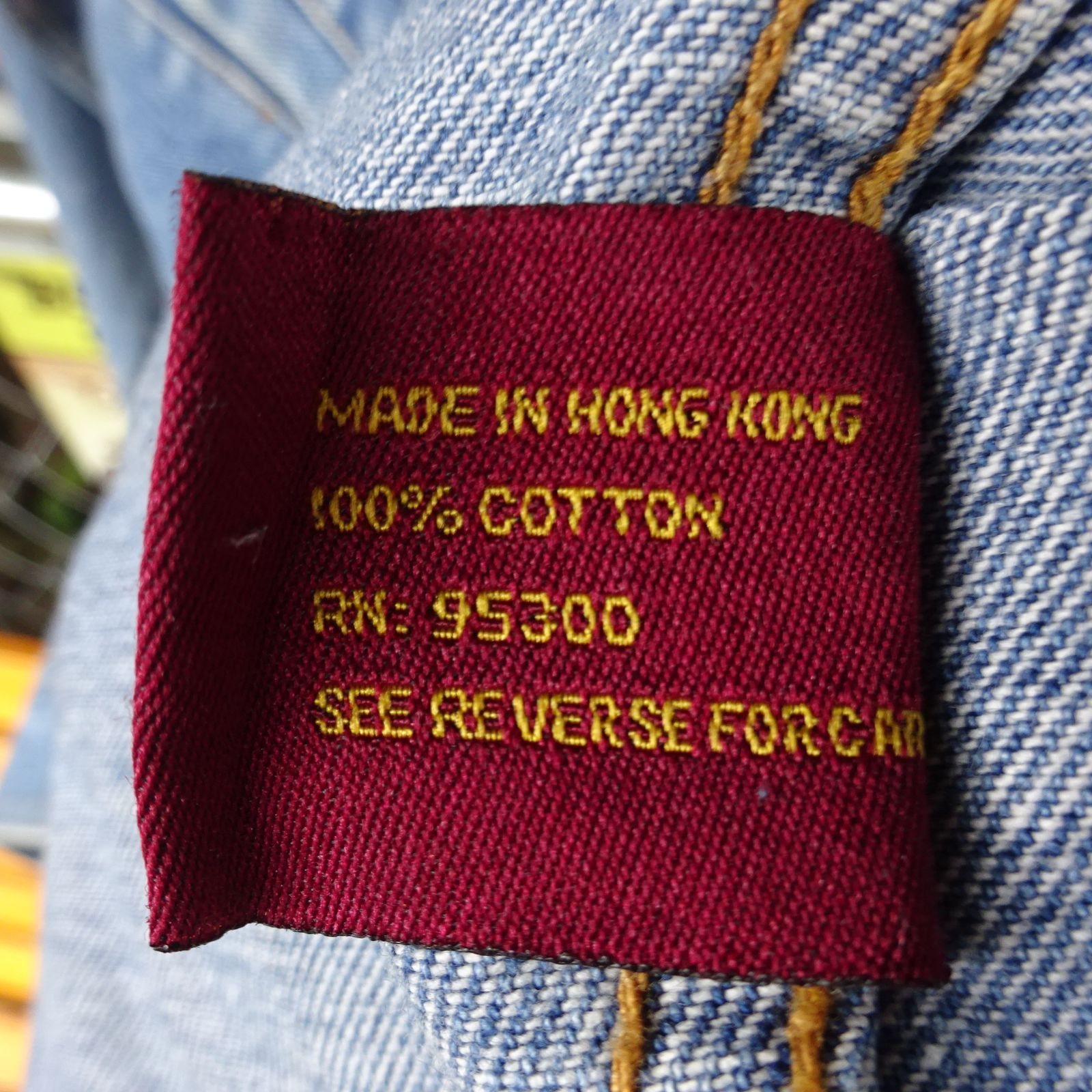 DENIM GEAR デニムジャケット M サイズ Gジャン デカ 刺繍 DENIM GEAR デニムジャケット M サイズ Gジャン デカ 刺繍