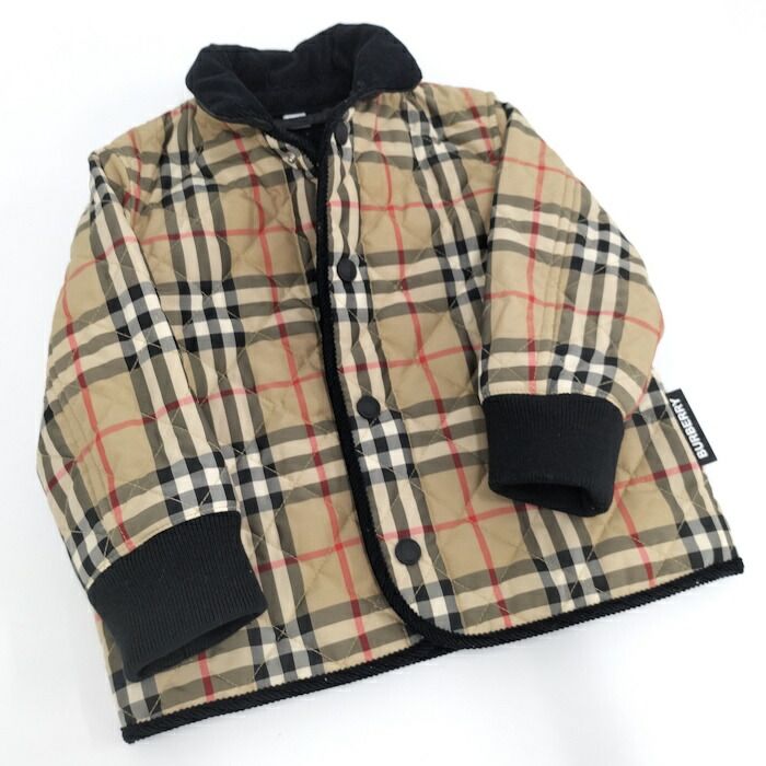BURBERRY キッズジャケット ノバチェック キルティング コットン100％ 表記サイズ18M