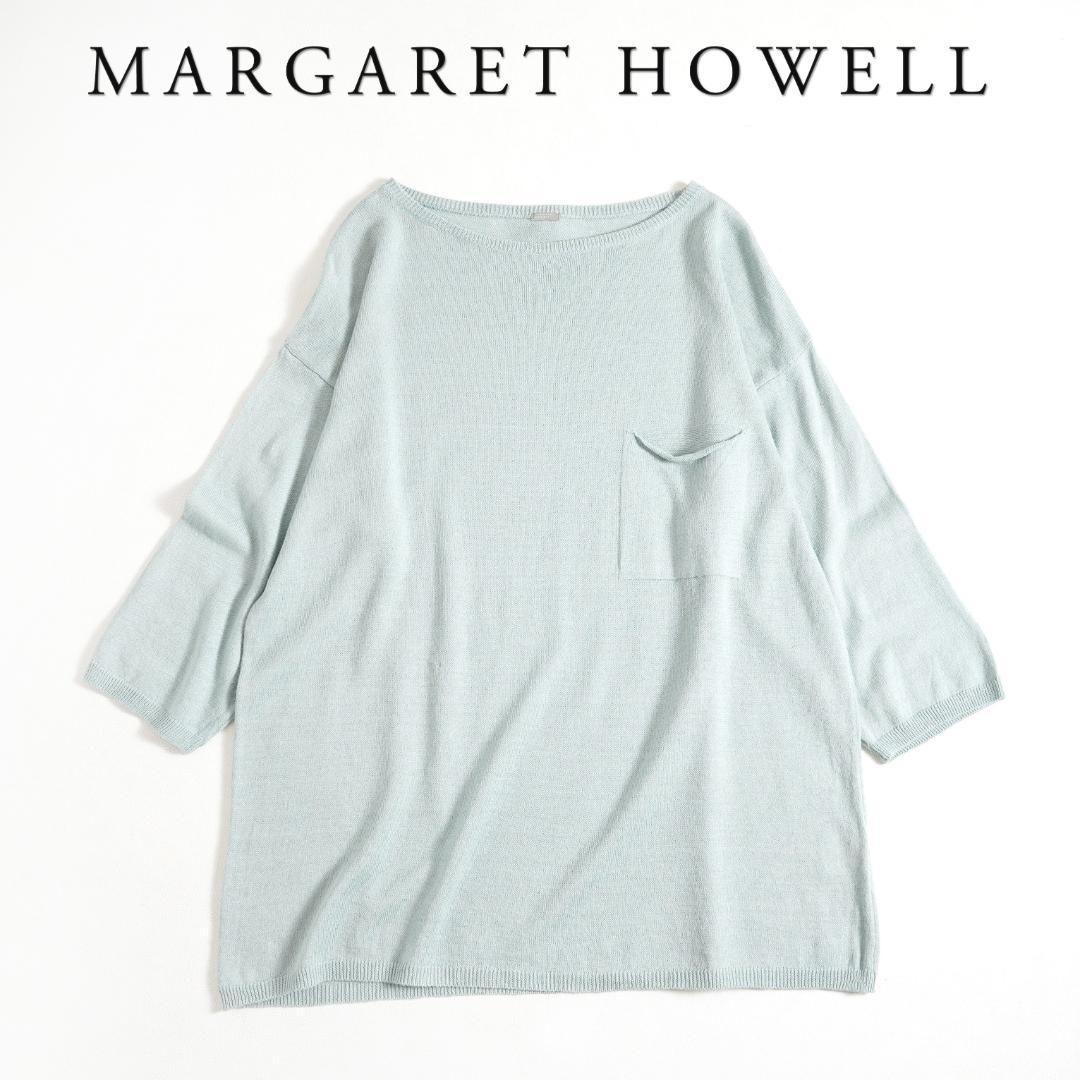 181 t マーガレットハウエル リネンコットン プルオーバー