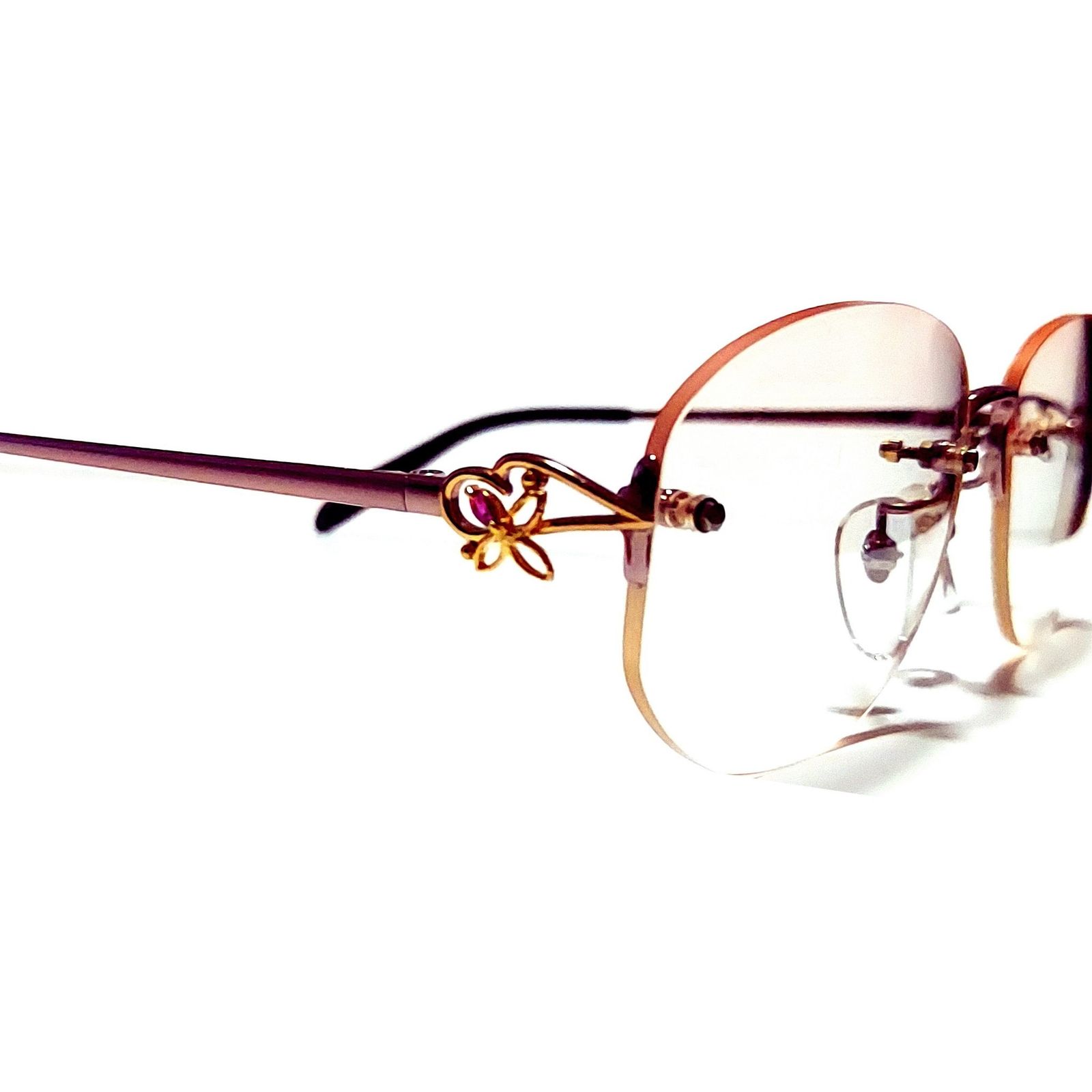 No.1468メガネ Charmant K18 刻印有り 【度数入り込み価格】 - メルカリ