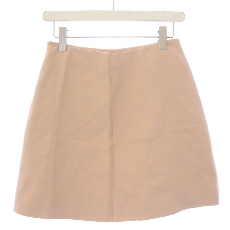 ヴァレンティノ ヴァレンチノ VALENTINO 台形スカート ミニ丈 ウール シルク 38 S ピンク |BM