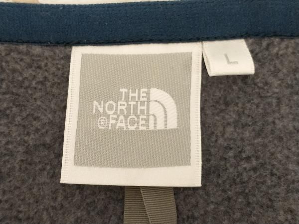 フリース グレー×ネイビー