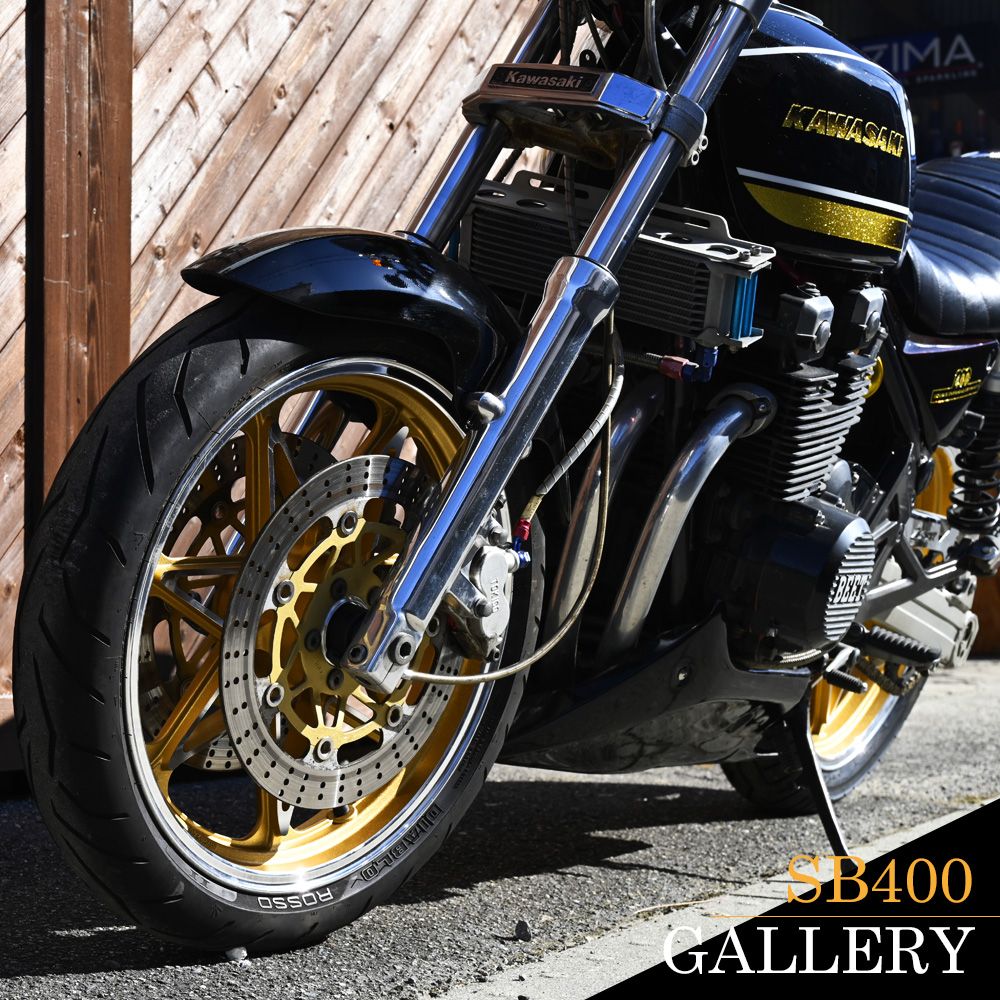 ゼファー400/Χ　ワイドフロントホイール　3.5×17　 ゲイルスピード フロントホイール ゼファー 400 カワサキ 3.50-17