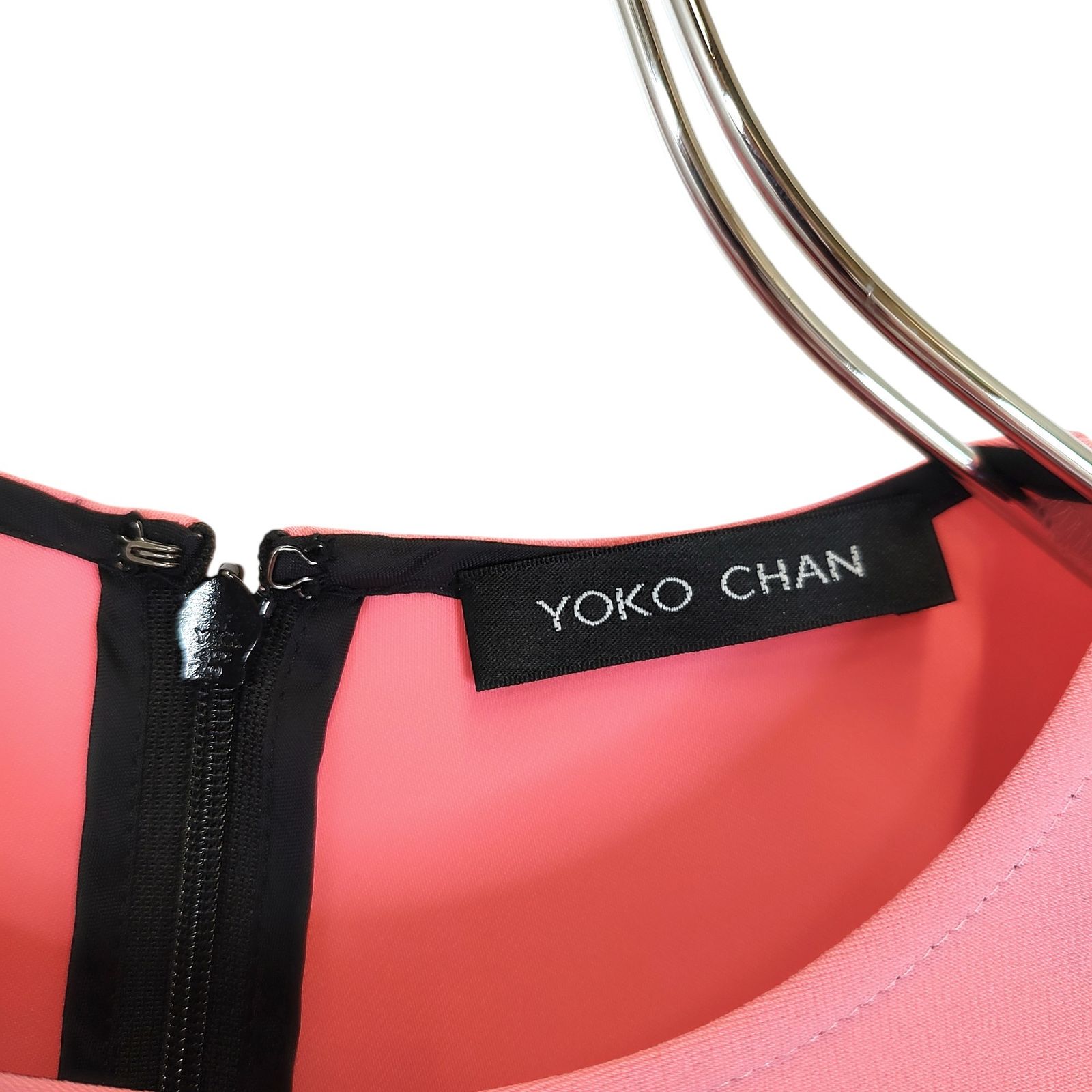 YOKO CHAN ヨーコチャン バック ティアード ノースリーブ ブラウス YCB 