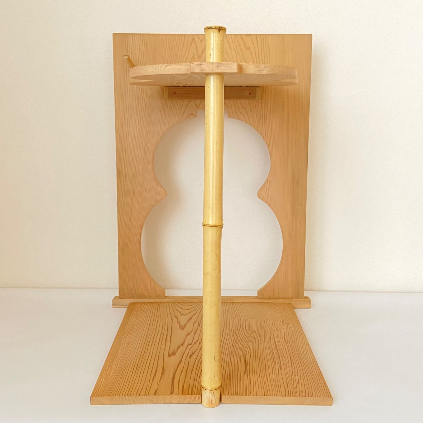 淡々斎好　組立式瓢棚 茶器/茶道具 お棚】 瓢棚 淡々斎好写し 小林幸斎作 組立式 炉