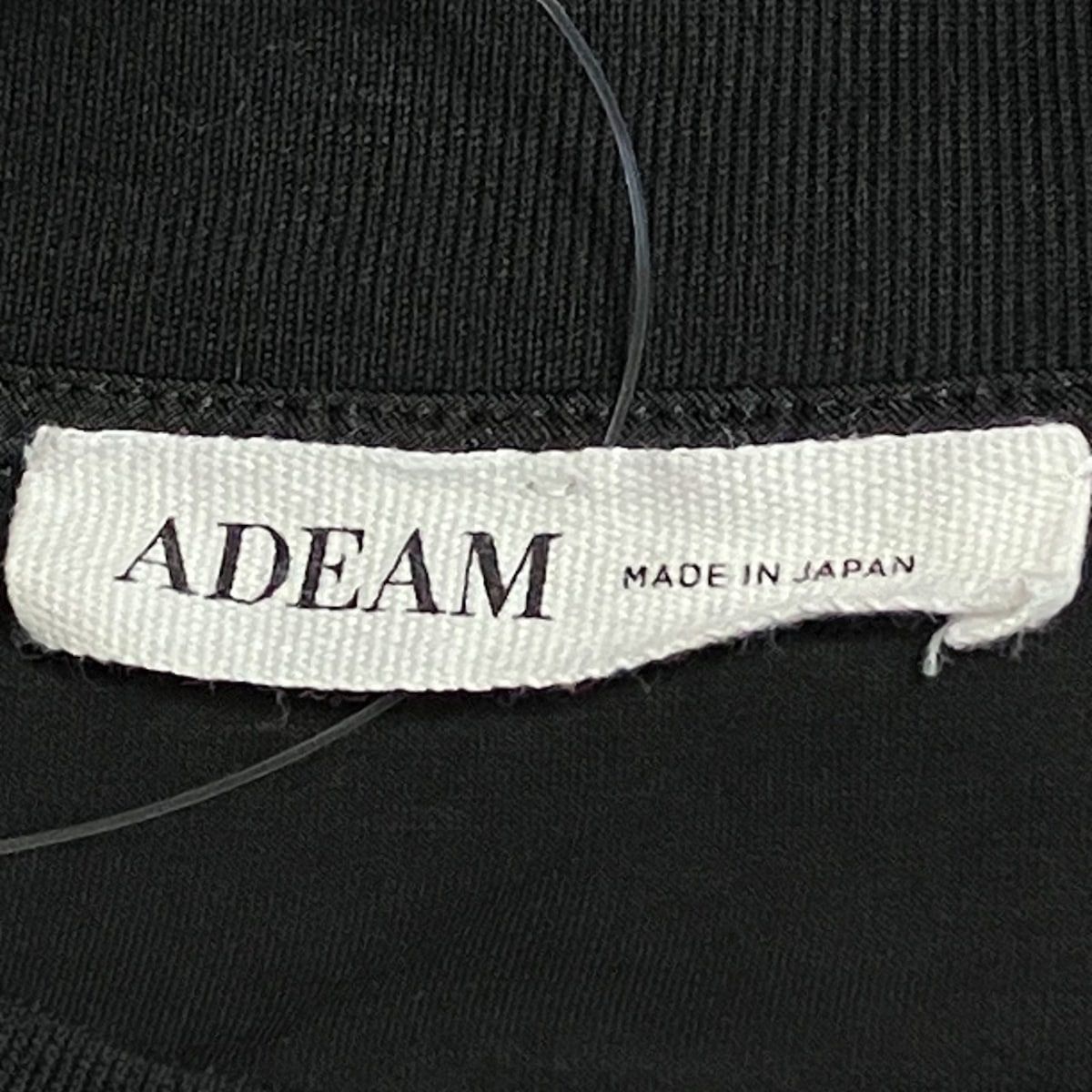 ADEAM アディアム トップス Tシャツ カットソー ブラック XSスニーカー ...