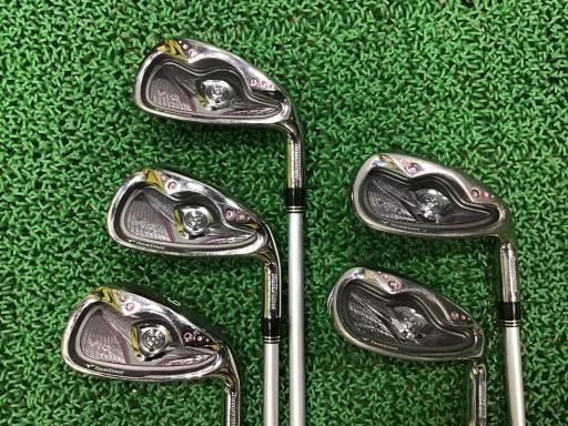 ブリヂストン TOURSTAGE ViQ CL 2010 5S クリスタルピンク アイアンセット IR VT-40i フレックスL レディース 女性用 右利き 右用 Cランク ゴルフクラブ