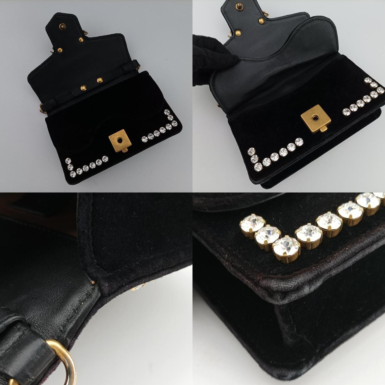 グッチGucciブロードウェイブラックベロア489218D022838487