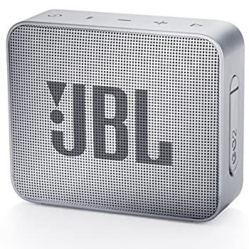 【】 JBL GO2 Bluetoothスピーカー IPX7防水/ポータブル/パッシブラジエーター グレー JBLGO2GRY