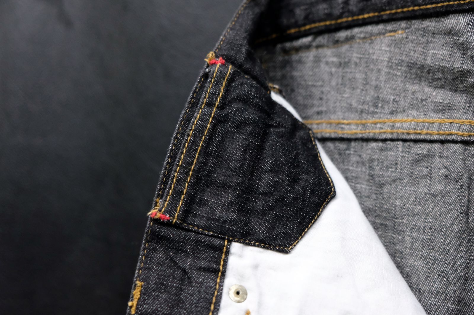 美品 NLBPA ニグロリーグ チームロゴ刺繍ブラックデニム W36/約98cm