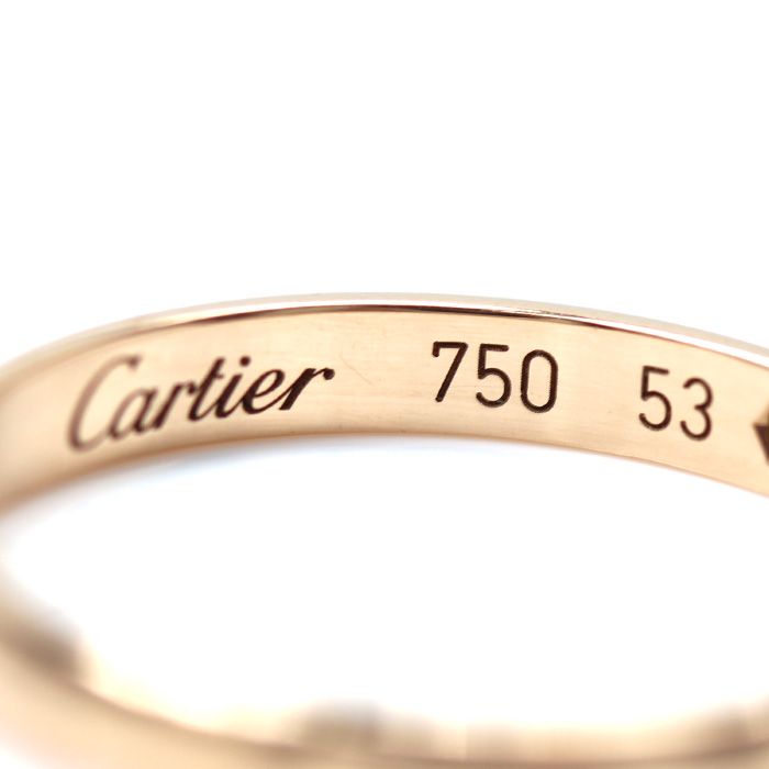 CARTIER カルティエ K18PG ピンクゴールド 1895 ウェディング リング  