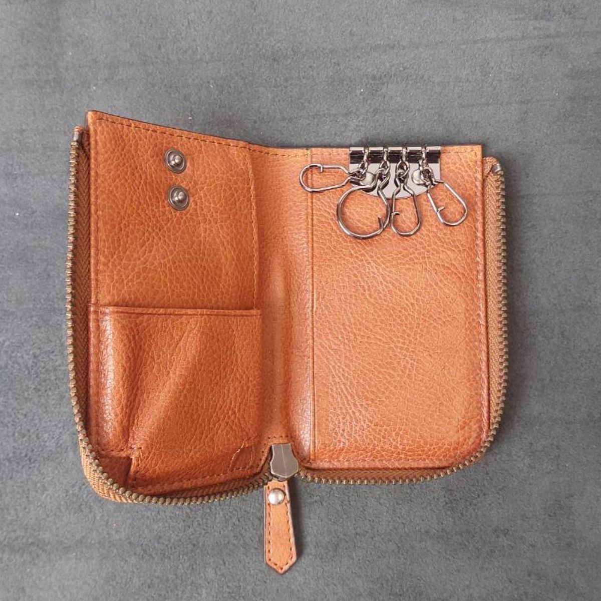 ゾナール キーケース COMODO 牛革 スマートキー対応 カードポケット付 化粧箱付き ネイビー キーケース メンズ レディース スマートキー ゾナール