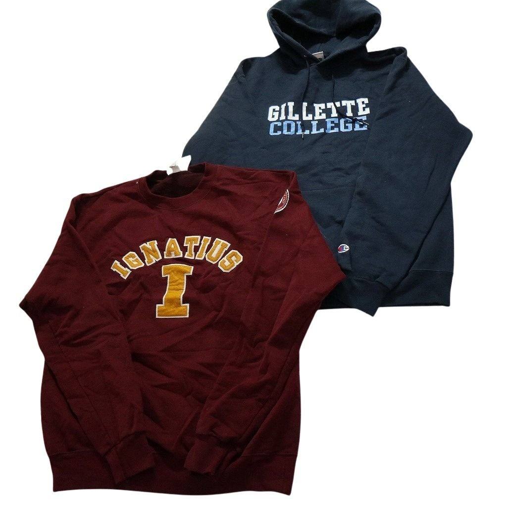 古着卸 チャンピオン Champion スウェット 8枚セット メンズ M 三段ロゴ フーディー カレッジ風 古着 NC3913 WWW_KARIMZIABAT_FR