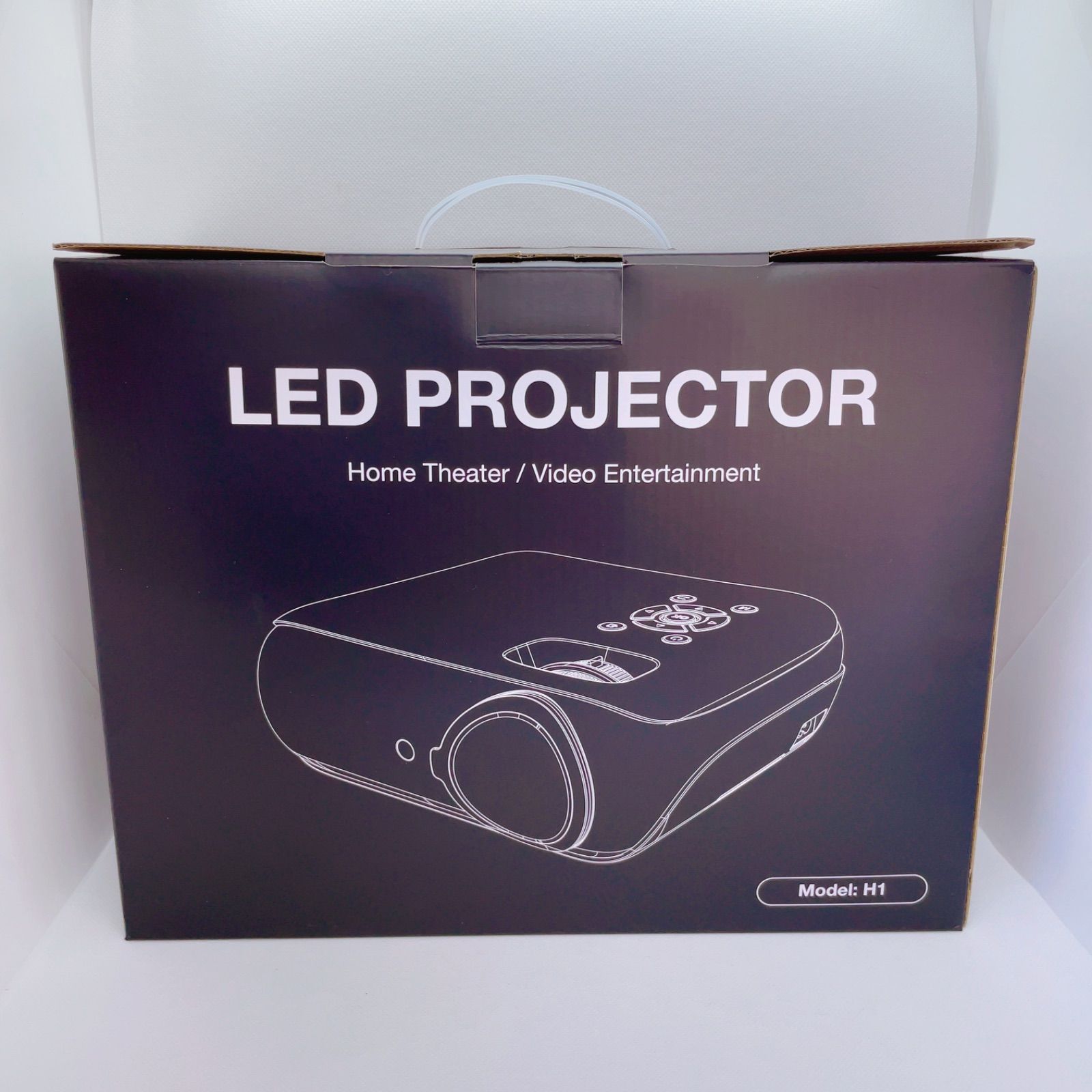 新品未使用 LED プロジェクター ホームシアター - メルカリ