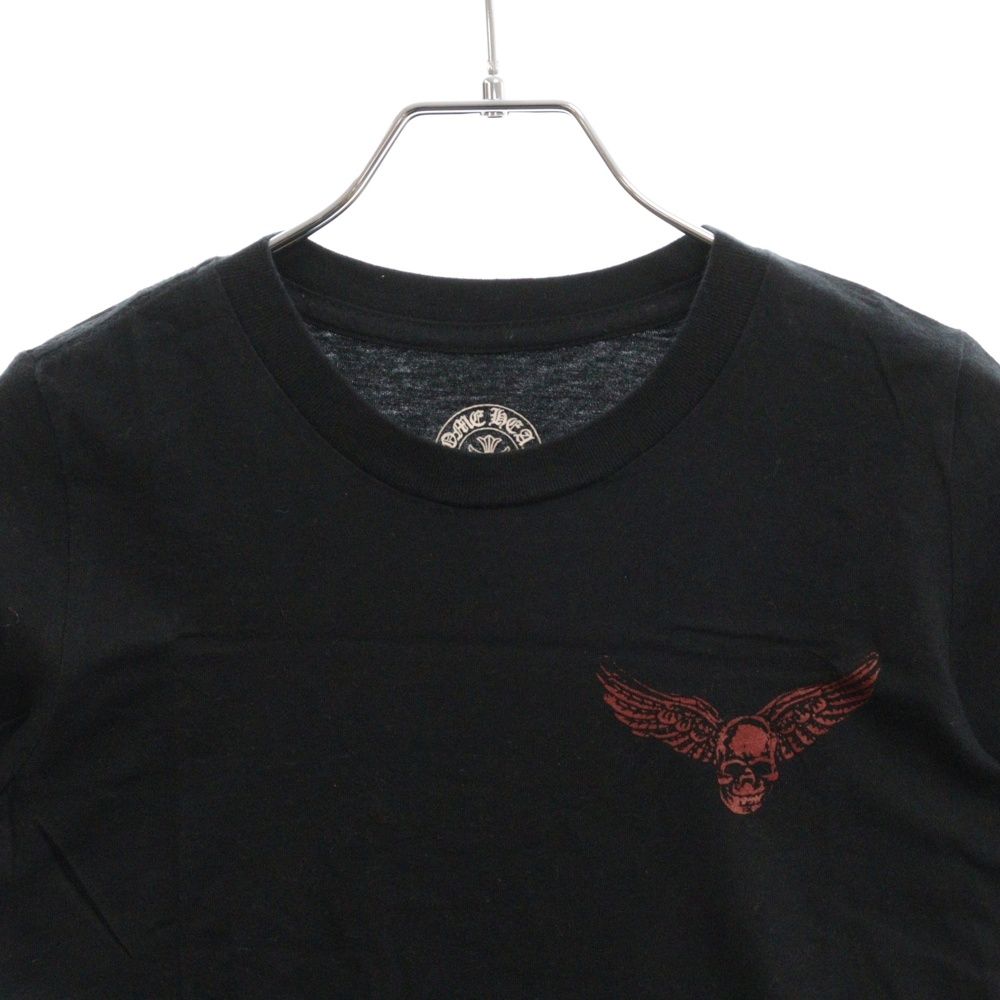 Chrome Hearts - CHROME HEARTS クロムハーツ OLD Foti Skull Tee オールドモデル フォティ マハリアTシャツ レディース ブラック CHROME HEARTS (クロムハーツ) OLD Foti Skull Tee オールド