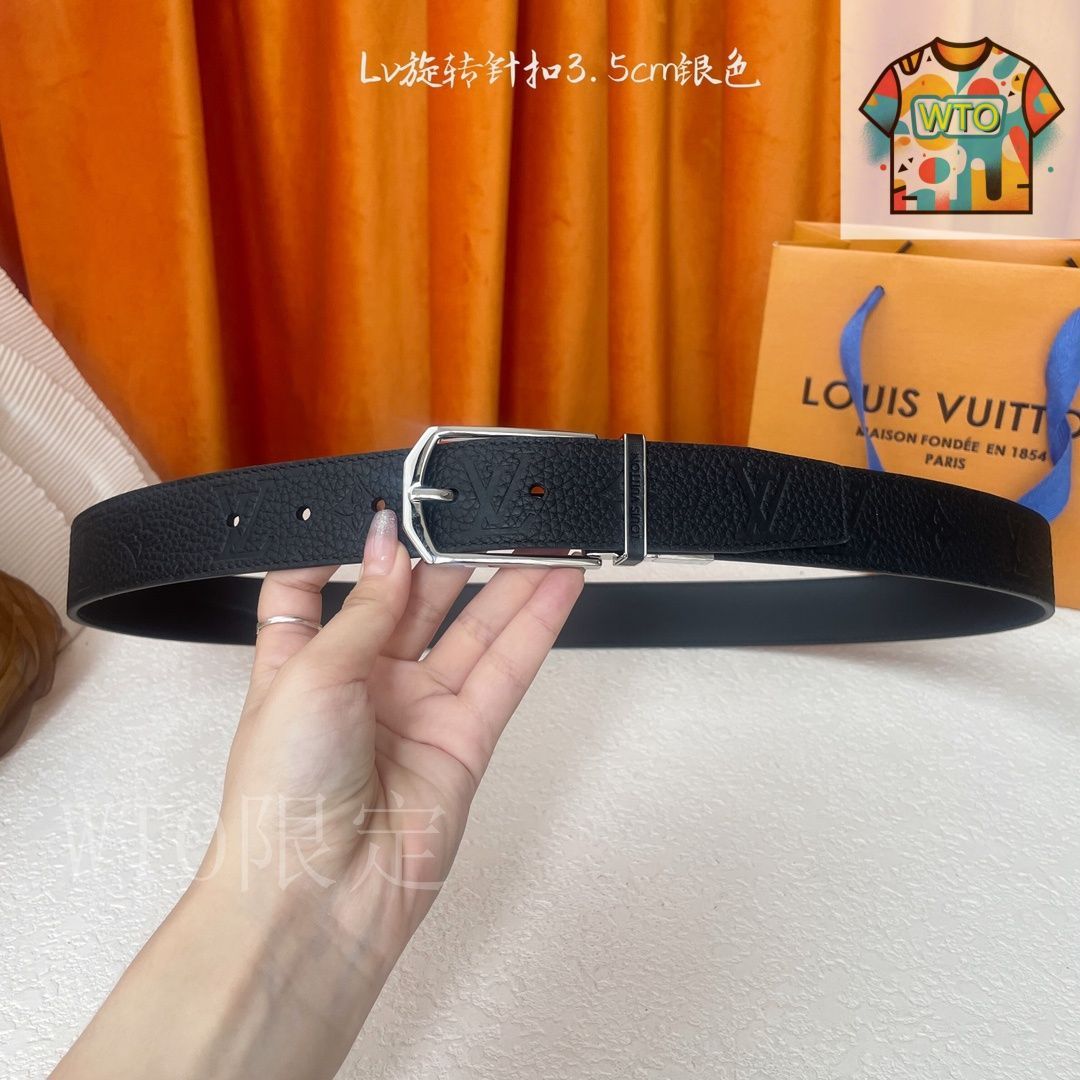 美品 レア物 LOUIS VUITTON ルイヴィトン レザー 革 ベルト Louis Vuitton ルイヴィトン レザーベルト LV ピラミッド