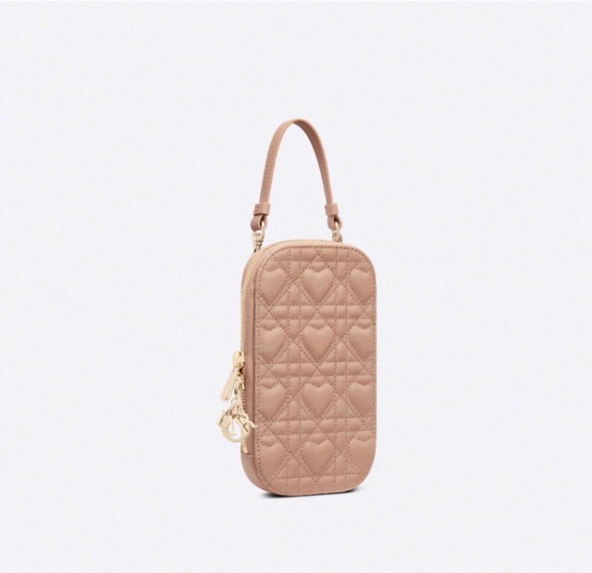 新品 ディオール LADY DIOR フォンホルダー ハート ピンク - メルカリ