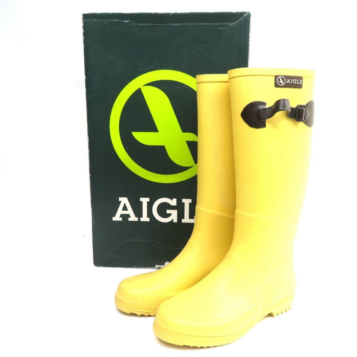 AIGLE CHANTEBELLE カーキ 38サイズ 長靴 エーグル AIGLE 『LEE 1月号