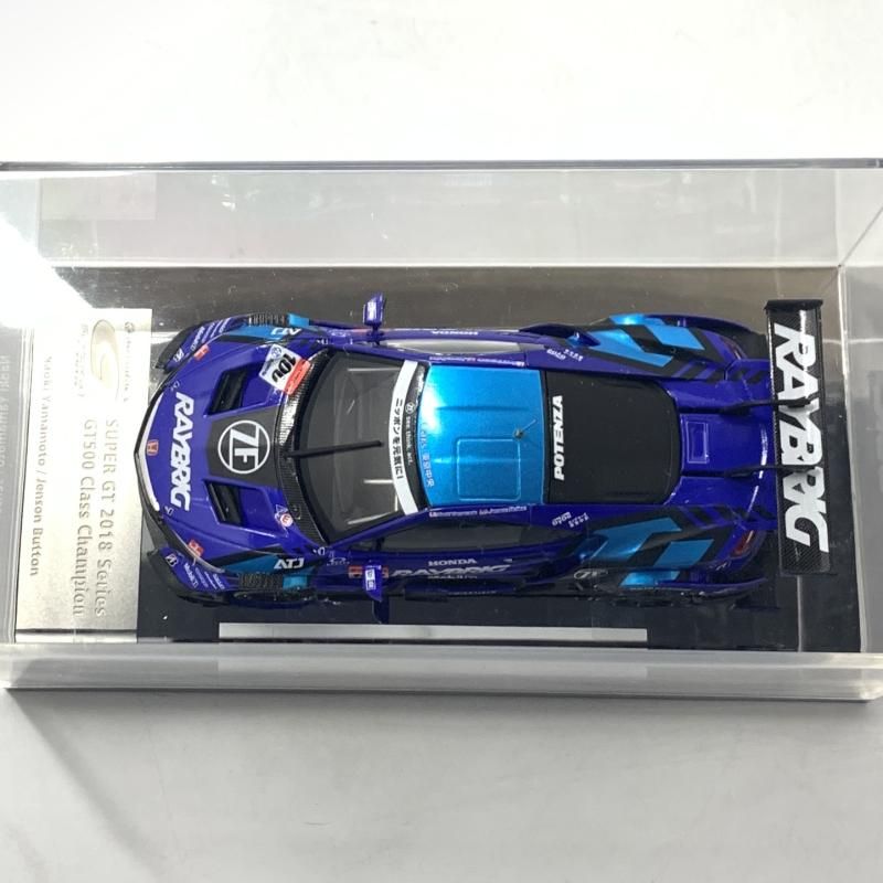 中古】1/43 EBBRO RAYBRIG NSX-GT SUPER GT GT500 2018 Champion