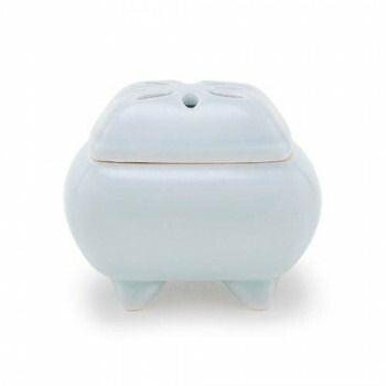 日本香堂 香炉 青磁 角 有田焼 28005