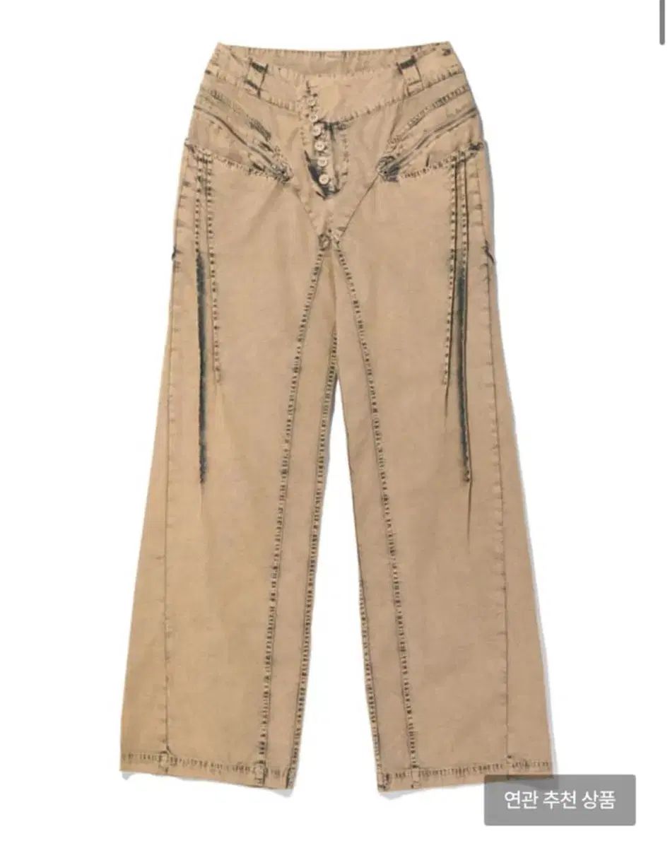 MISCHIEF ミスチーフ パンツ BLEACHED PINTUCK PANTS