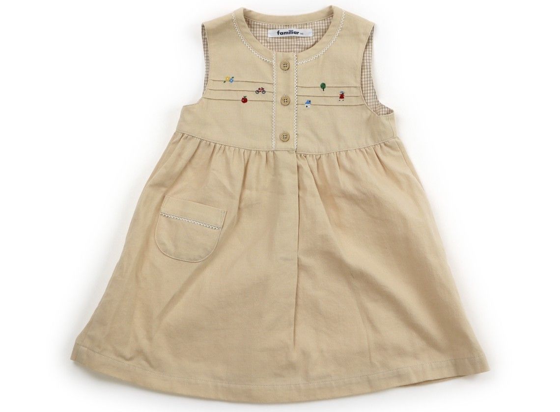 ファミリア/familiar】ジャンパースカート 90サイズ 女の子【子供服