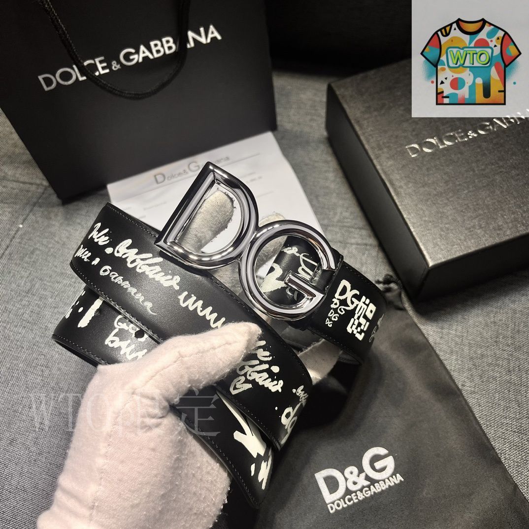 【美品】D&G ブラック ベルト dg1103_1.jpg