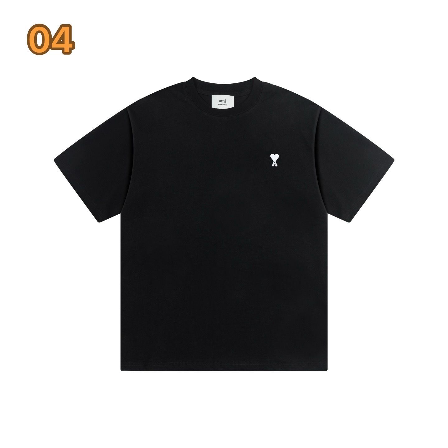 ami paris ハート刺繍 ホワイトTシャツ ami paris アミパリ ホワイト Tシャツ ハート刺繍