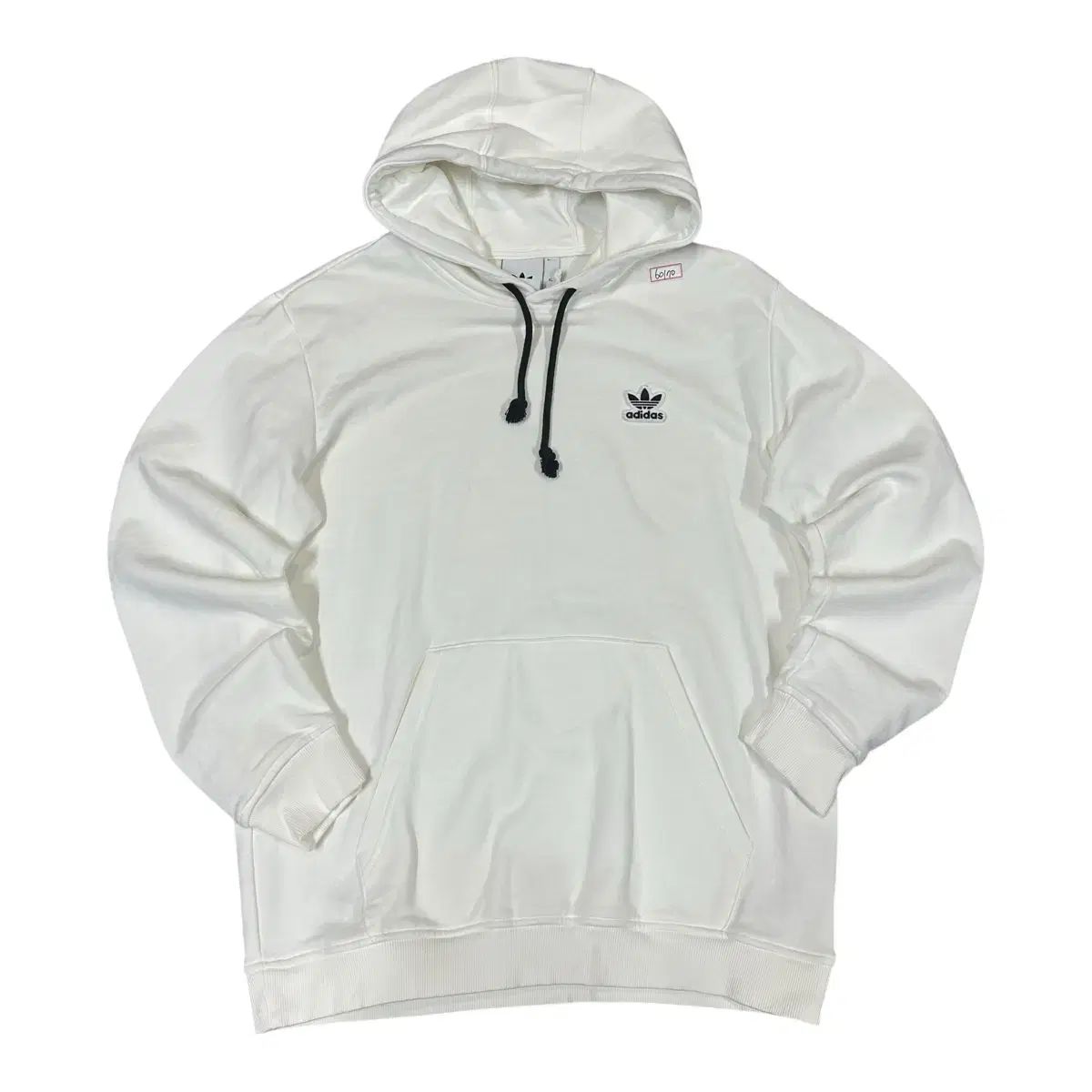 ばか) adidas(アディダス) 白 フード付きTシャツ adidas（アディダス