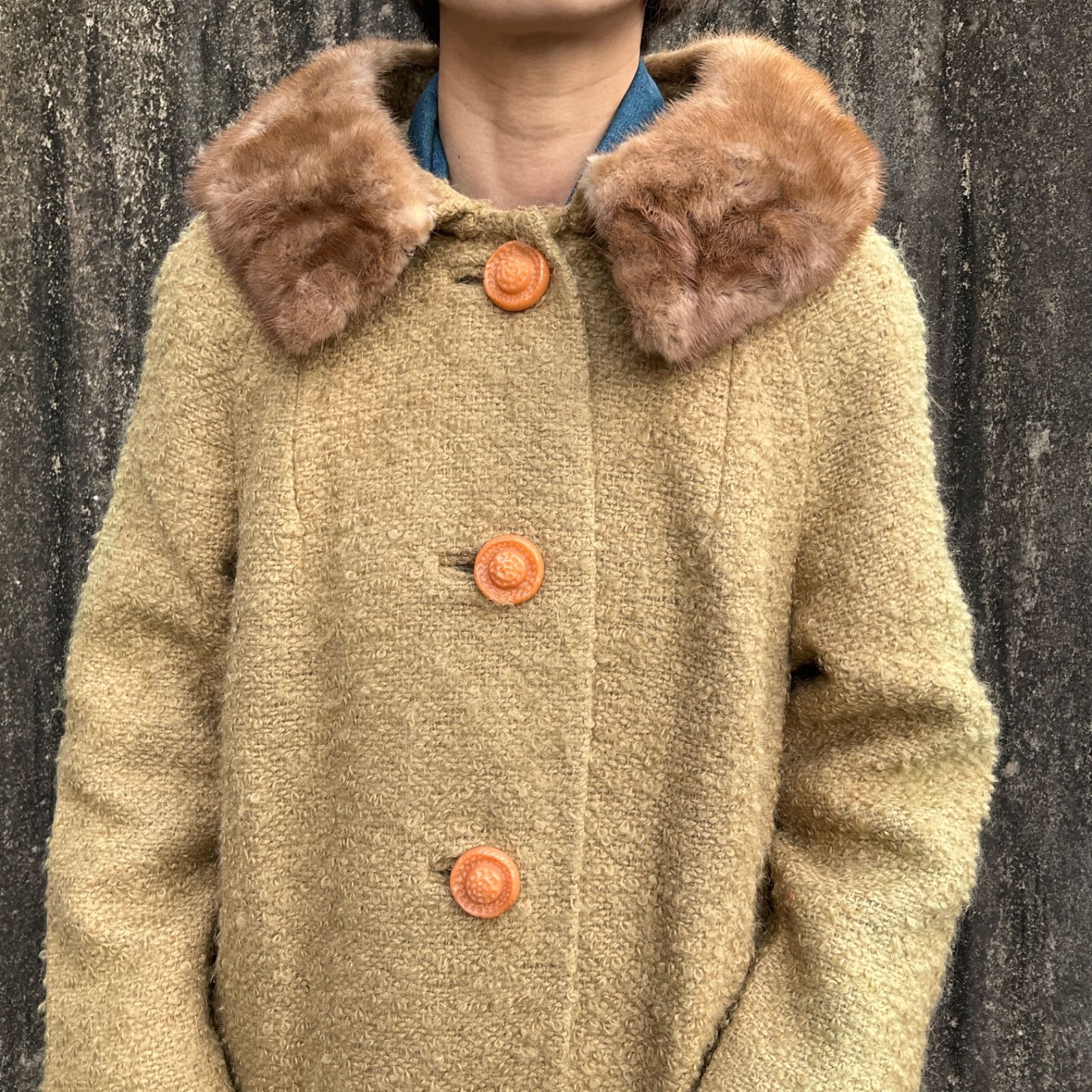 古着 50-60s フランス製 Forchic 「Super-Olmes」 豪華 シャギー