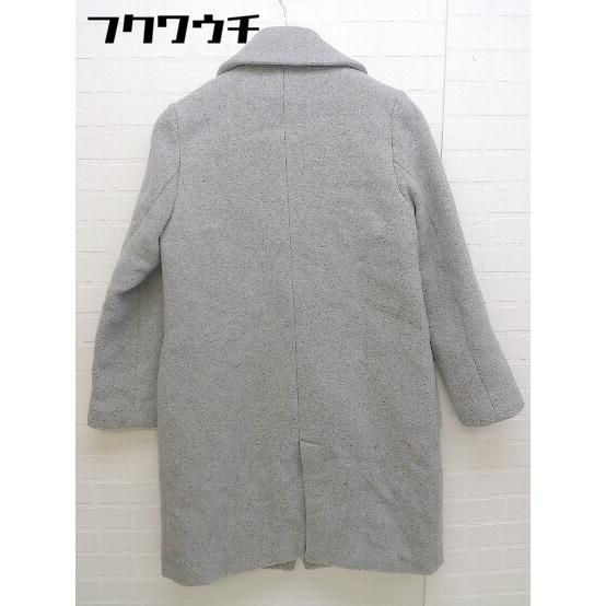 □ ◎ Heather ヘザー ファイ区ファー付 コート サイズS グレー