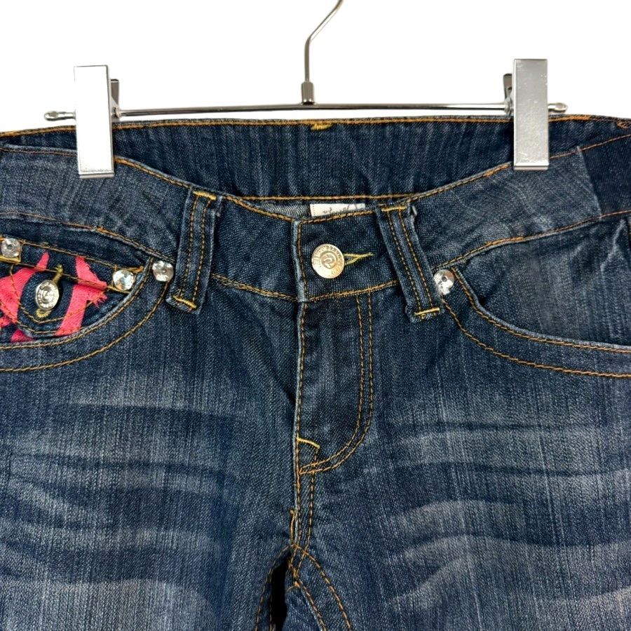 USA製トゥルーレリジョンTrue Religionローライズフレアデニムパンツ