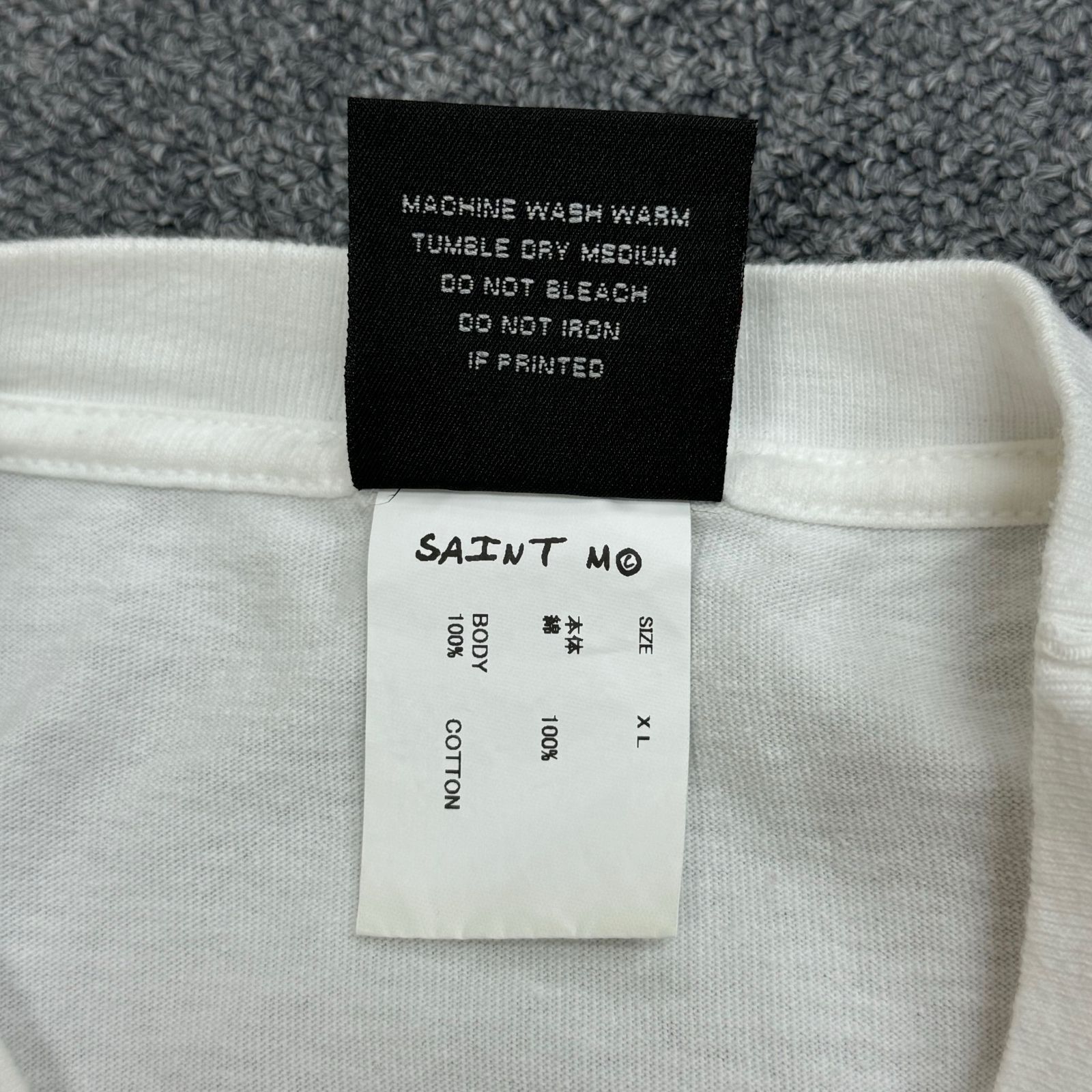 セントマイケル 24SS SS TEE RIBON SAINT リボンセント ロゴ