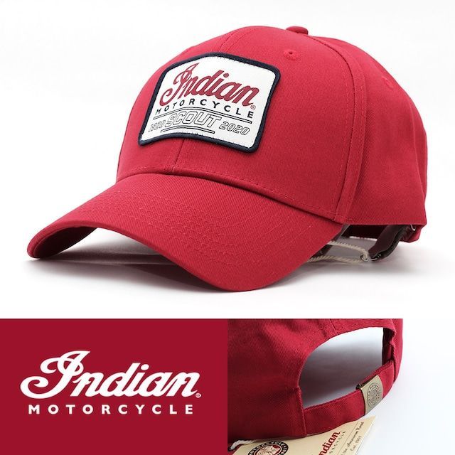 ローキャップ 帽子 メンズ インディアン モーターサイクル Indian
