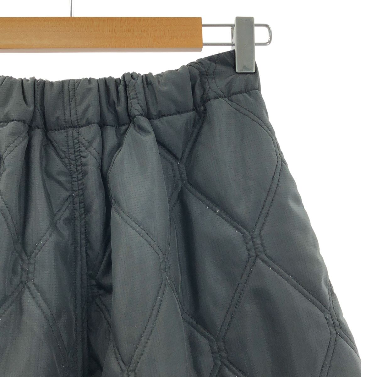 Ganni / ガニー | Ripstop Quilt Wavy Hem Skirt キルティング