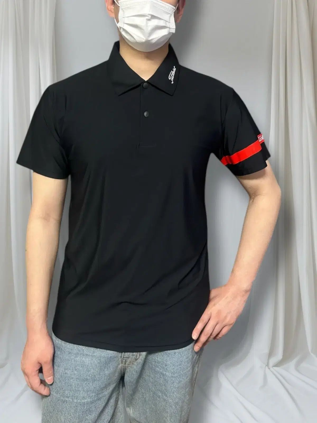 メンズゴルフウェア 襟付きTシャツ