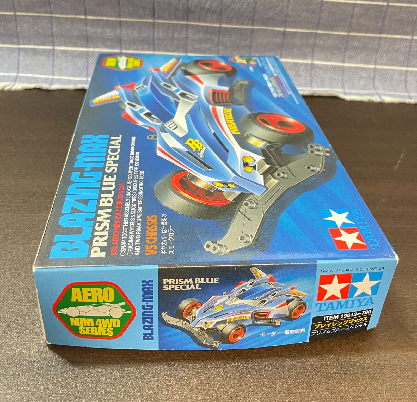 新品】希少❗️タミヤ ミニ四駆 ブレイジングマックスプリズムブルー