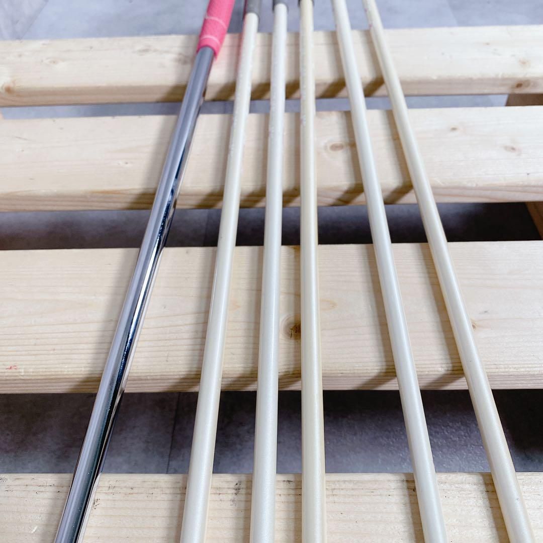 X656 アディダス 他 レディース ゴルフ ハーフ クラブセット 白ピンク X656 アディダス 他 レディース ゴルフ ハーフ クラブセット 白