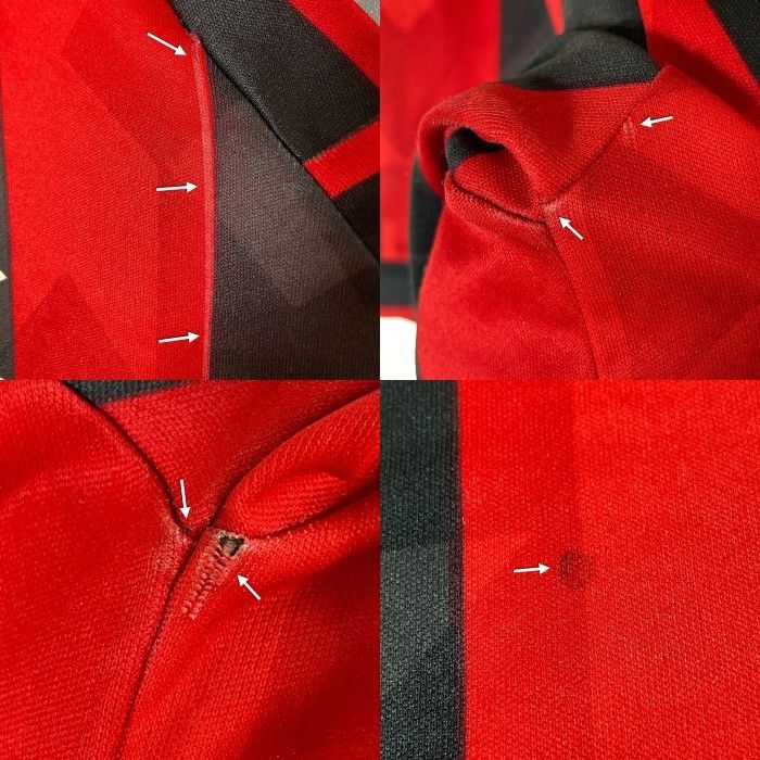 ☆LOTTO ロット ACミラン 93-94 ホーム ブランク ユニフォーム