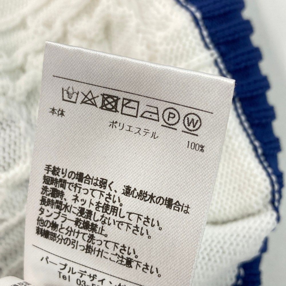 サイズ：M DECEMBERMAY ディセンバーメイ ニットベスト ホワイト