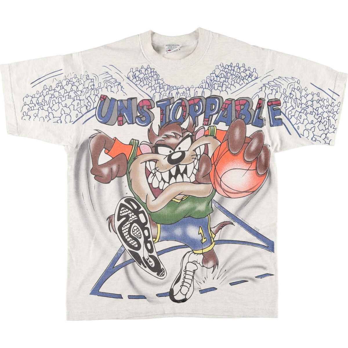 格安 通販店舗 レア90sUS古着ルーニーテューンズTシャツ タズマニアン 