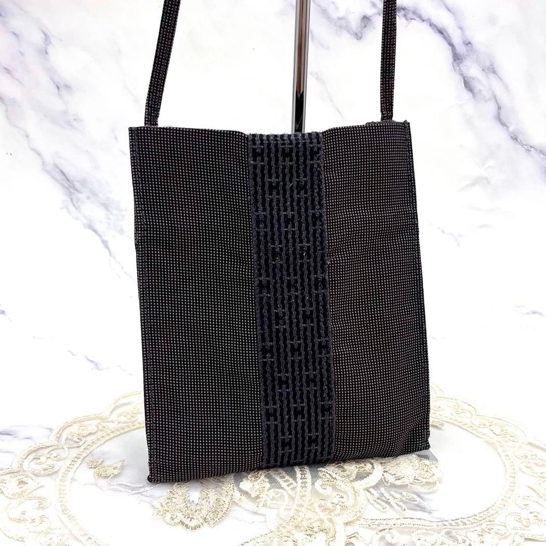 ⛄極美品⛄エルメス エールラインHロゴ ポシェットショルダーバッグ 