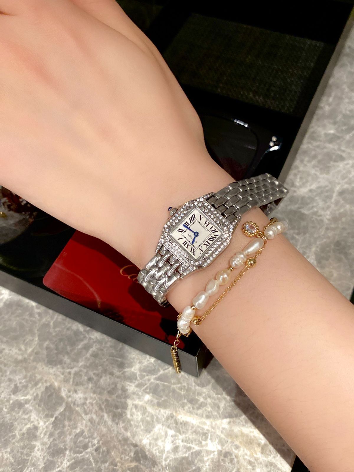 ご 大 です パンテール ドゥ カルティエ MINI WJPN0019 自動巻き｜ ｜ -