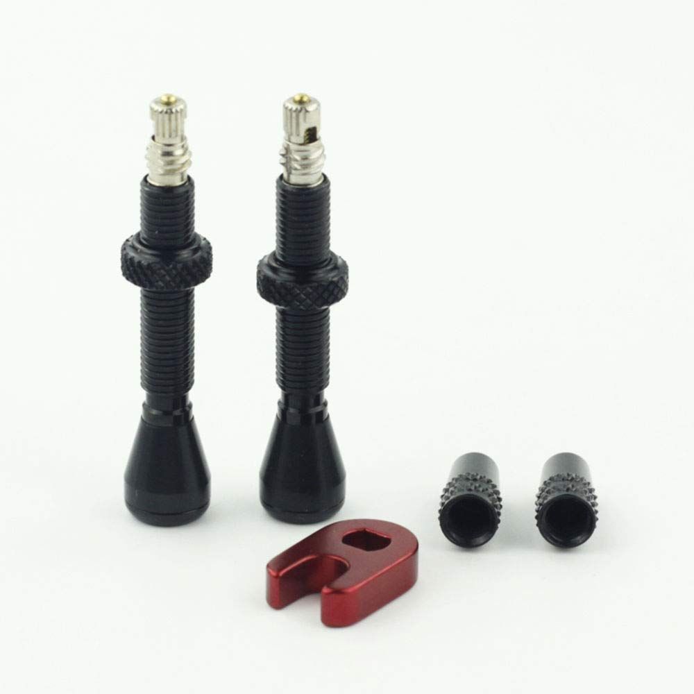 仏式バルブ_40mm FOURIERS MTB ロードバイク チューブレス 仏式 米式 バルブ 仏式 Presta Valve 40mm