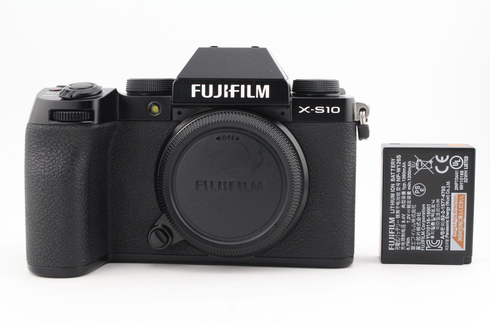 上品 シャッター数13 189回 FUJIFILM 富士フイルム X-S10 ボディ J7263＃10