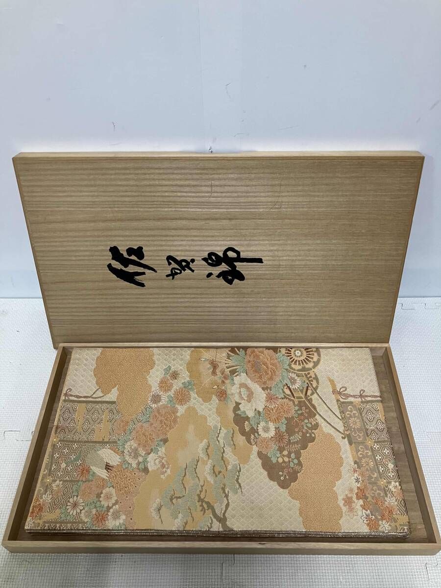 2025，新作 未使用品 袋帯 佐賀錦 花 箱あり