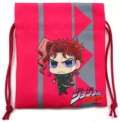 [Used] Bag (character) Kakyoin Noriaki/Hierophant Green Purse “JoJo's Bizarre Adventure Stardust Crusaders in J-WORLD TOKYO” Jotaro's Star Platinum Bowling Prize