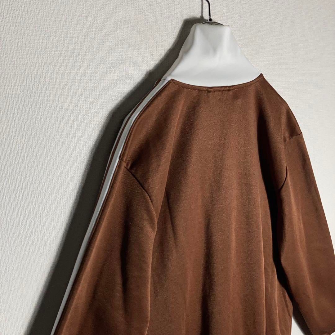 極美品】adidas ジャージ トラックジャケット 茶色 超人気カラー